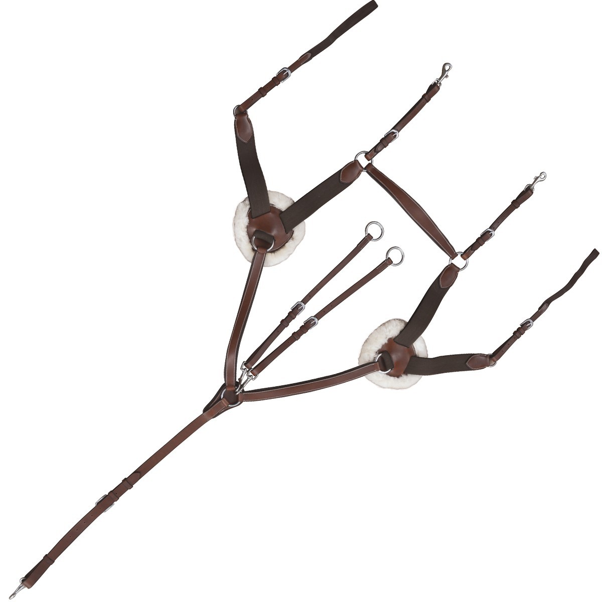 Collier de chasse Canter 5 points Noir