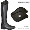 Peça para botas PRATONI Canter - Preto brilhante