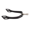 Esporas Acavallo Arena Aluplus 2.0 com strass - Preto total