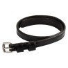 Tiras de esporas Equestro com passadores fixos - Preto