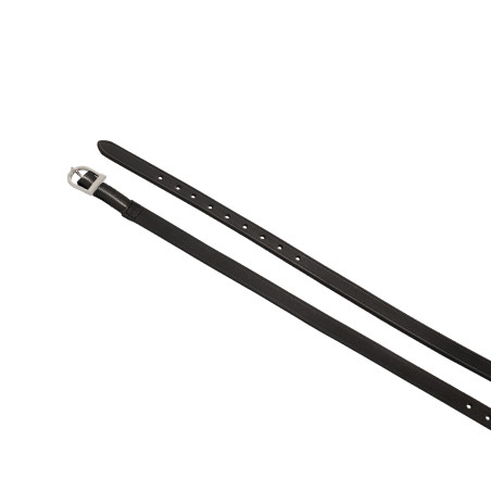 Tiras de esporas Equestro em couro com inserto elástico