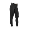 Legging feminino Equestro de cintura alta com passantes para cinto - Preto