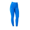 Legging feminino Equestro x FISE full grip corte slim - Azul da Savoia