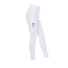 Legging menina Equestro x FISE full grip corte slim - Branco