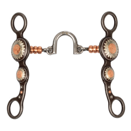 Mors correccional Pool’s em ferro decorado com flores