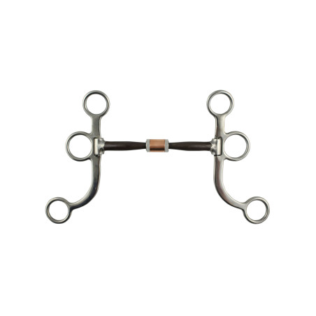 Mordedor western Pool’s inox hastes de cobre planas