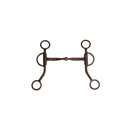 Mordedor western Pool’s preto com boquilha de cobre