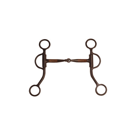 Freio western Pool’s preto bochechas médias