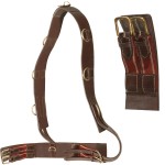 Surcintura de trabalho em couro sem almofadas Chetak