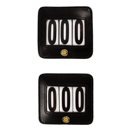 Porta-número de concurso Equestro 3 dígitos 9×8 cm