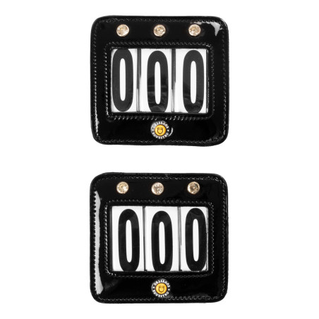 Porta-número de concurso Equestro com cristais