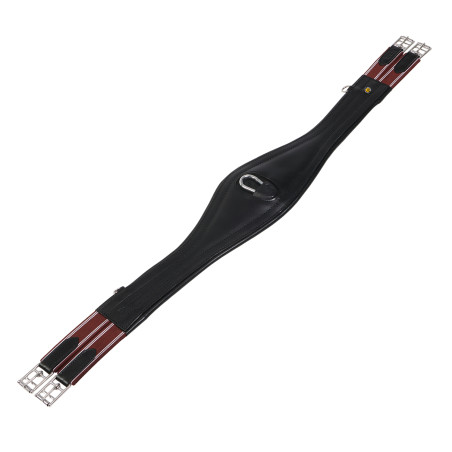 Cilhou de salto em couro Equestro com elásticos