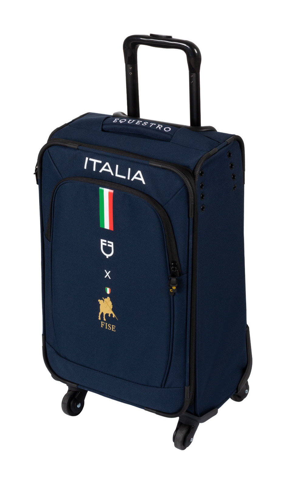 Trolley de viagem Equestro x FISE Blazer marinho Azul-marinho