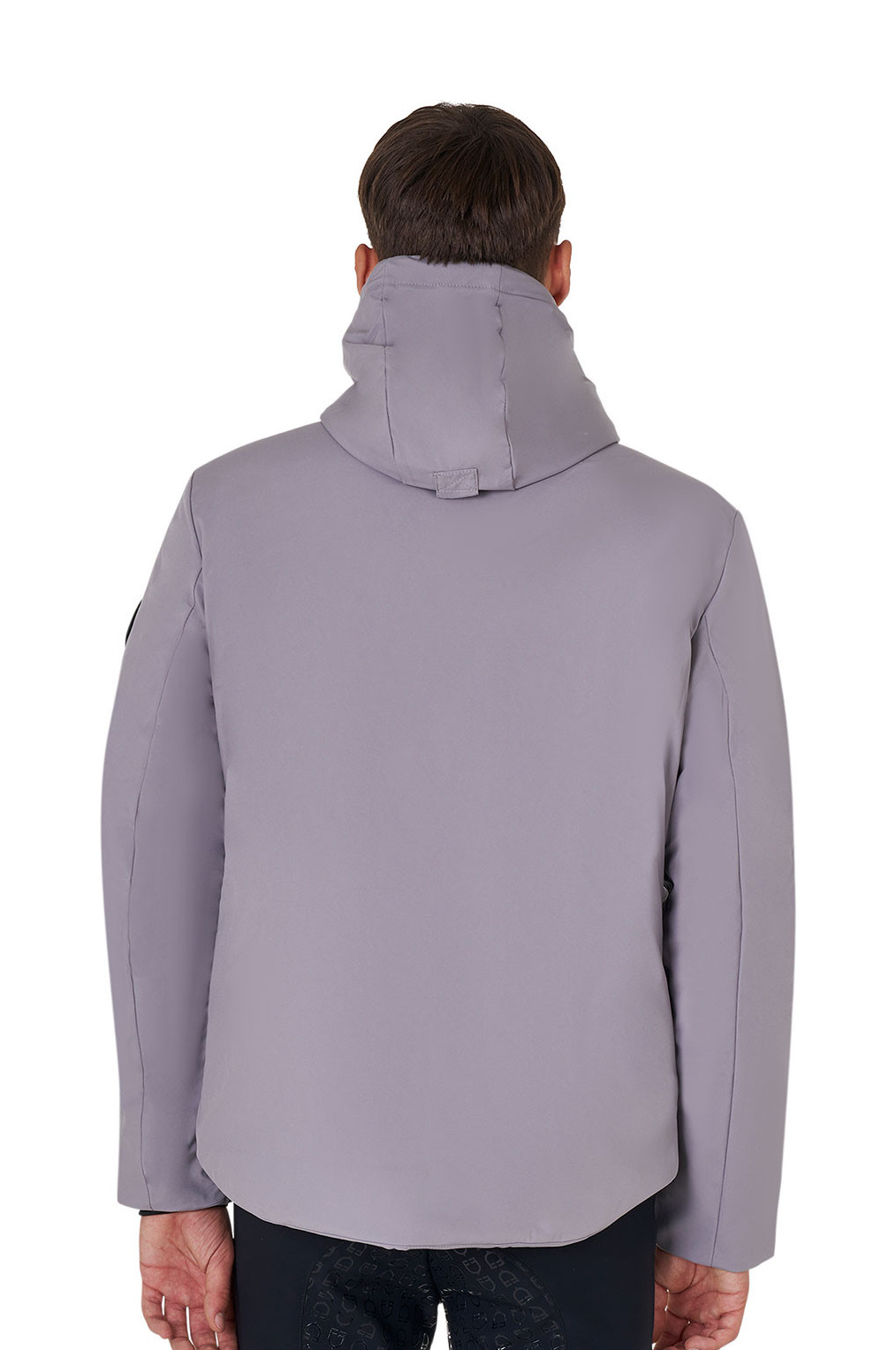 Casaco masculino Equestro impermeável e corta-vento em nylon Cinza gelado Cinzento