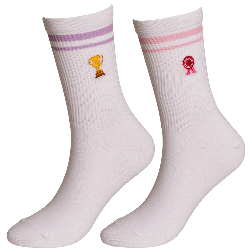 Meias Desportivas Ribbon & Cup Kentucky Branco Meias Desportivas Ribbon & Cup Kentucky Branco