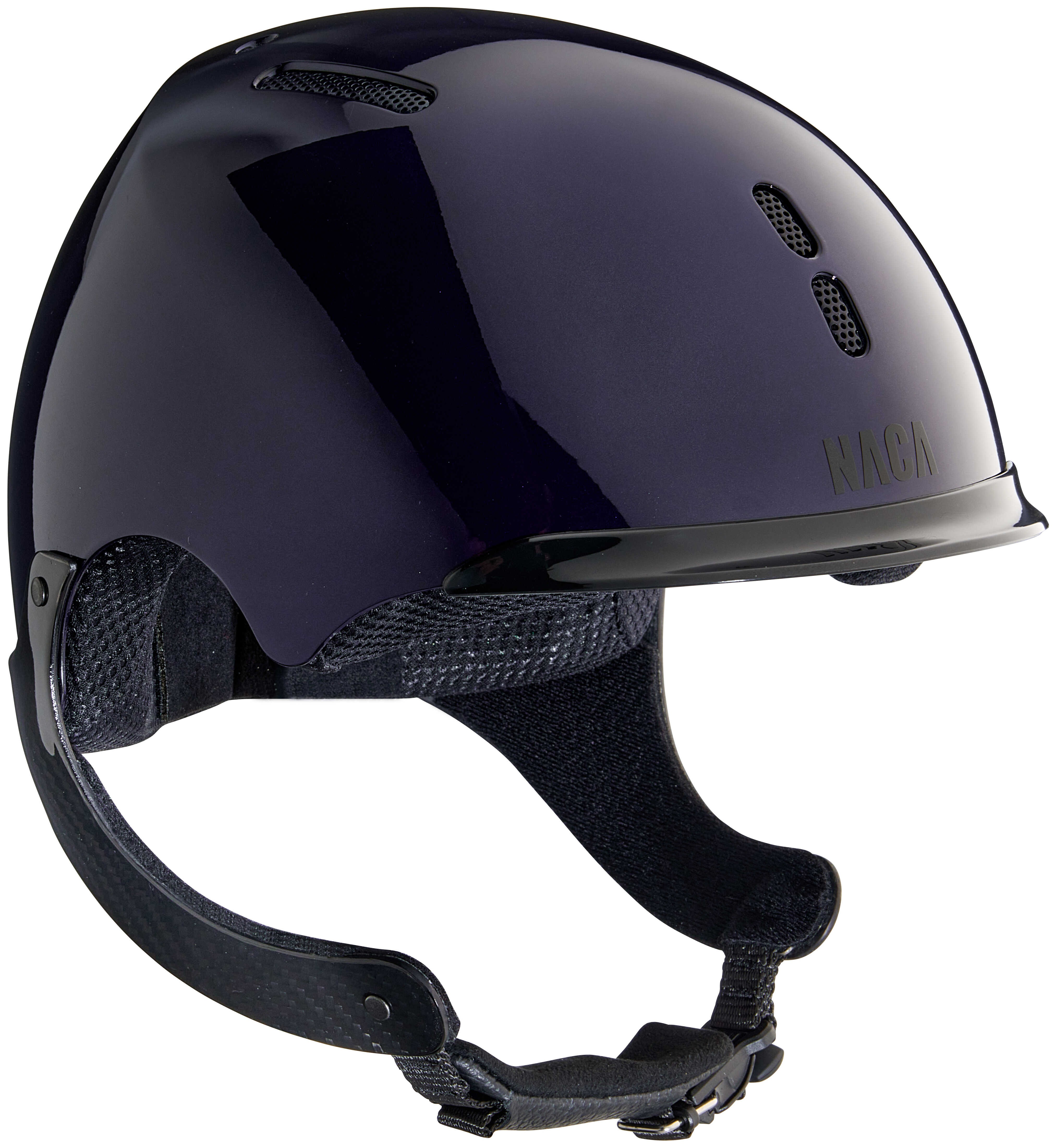 Capacete de equitação Naca Gravity XP Azul brilhante Capacete de equitação Naca Gravity XP Azul brilhante