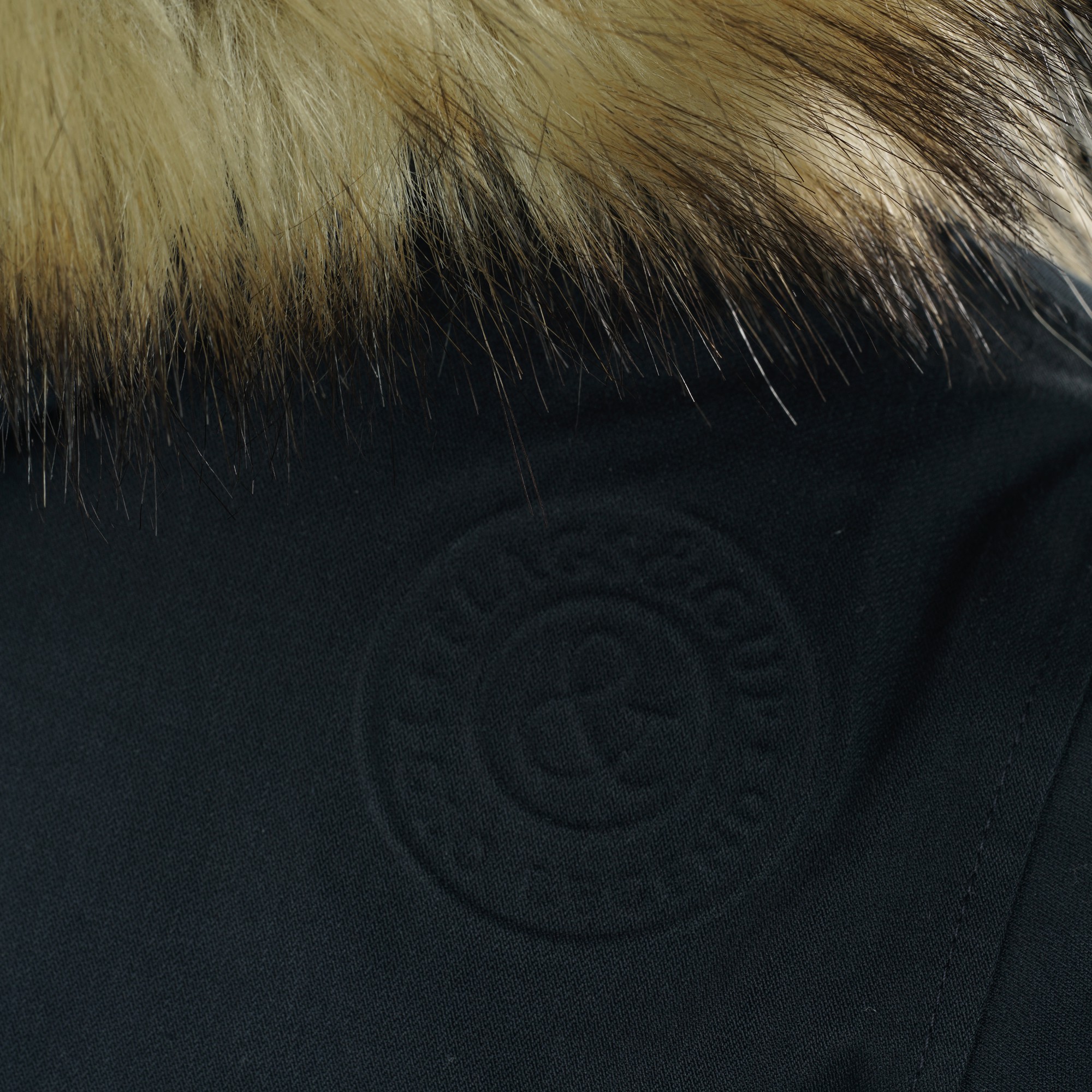 Parka impermeável feminina HAMINA Flags & Cup Azul-marinho