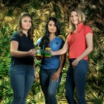 Polo feminino JULIACA Flags & Cup