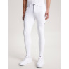 Calças de equitação Tommy Hilfiger Equestrian todas as estações Geneva com grip nos joelhos para homem - Branco óptico