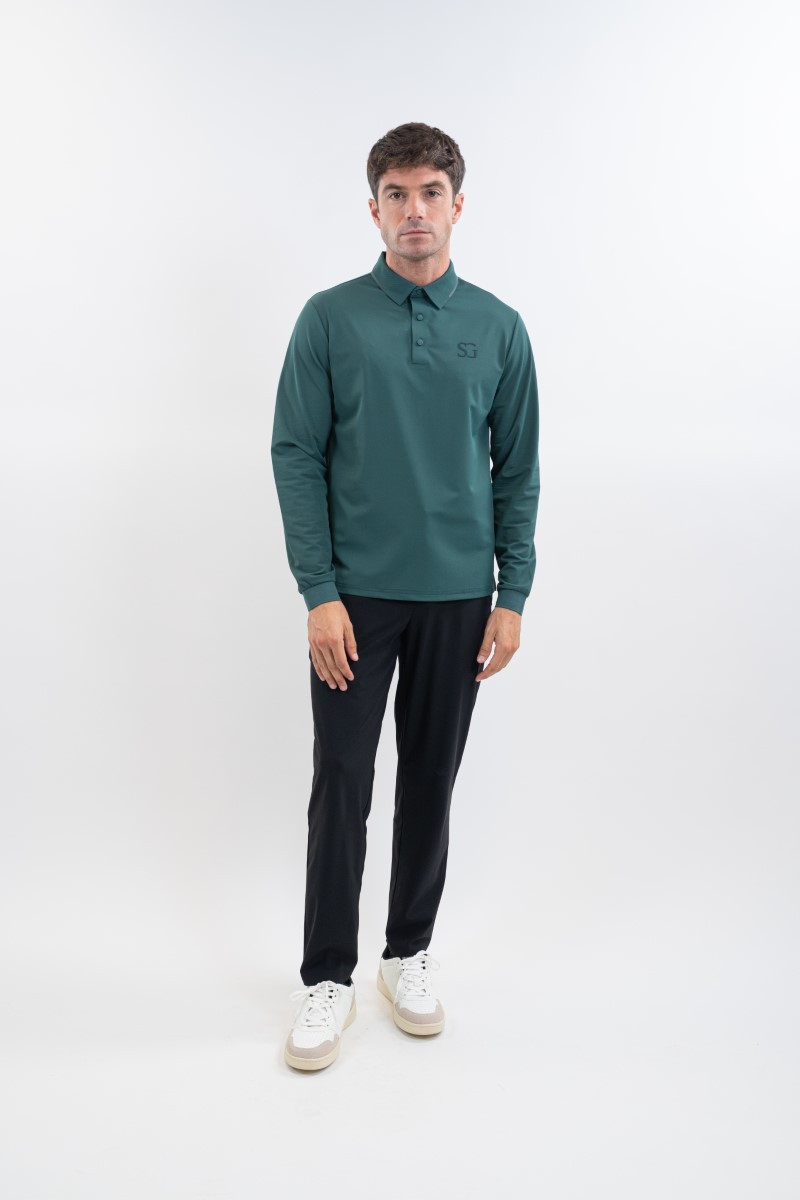 Polo SG x Harcour Alamo homem Vertigem Azul