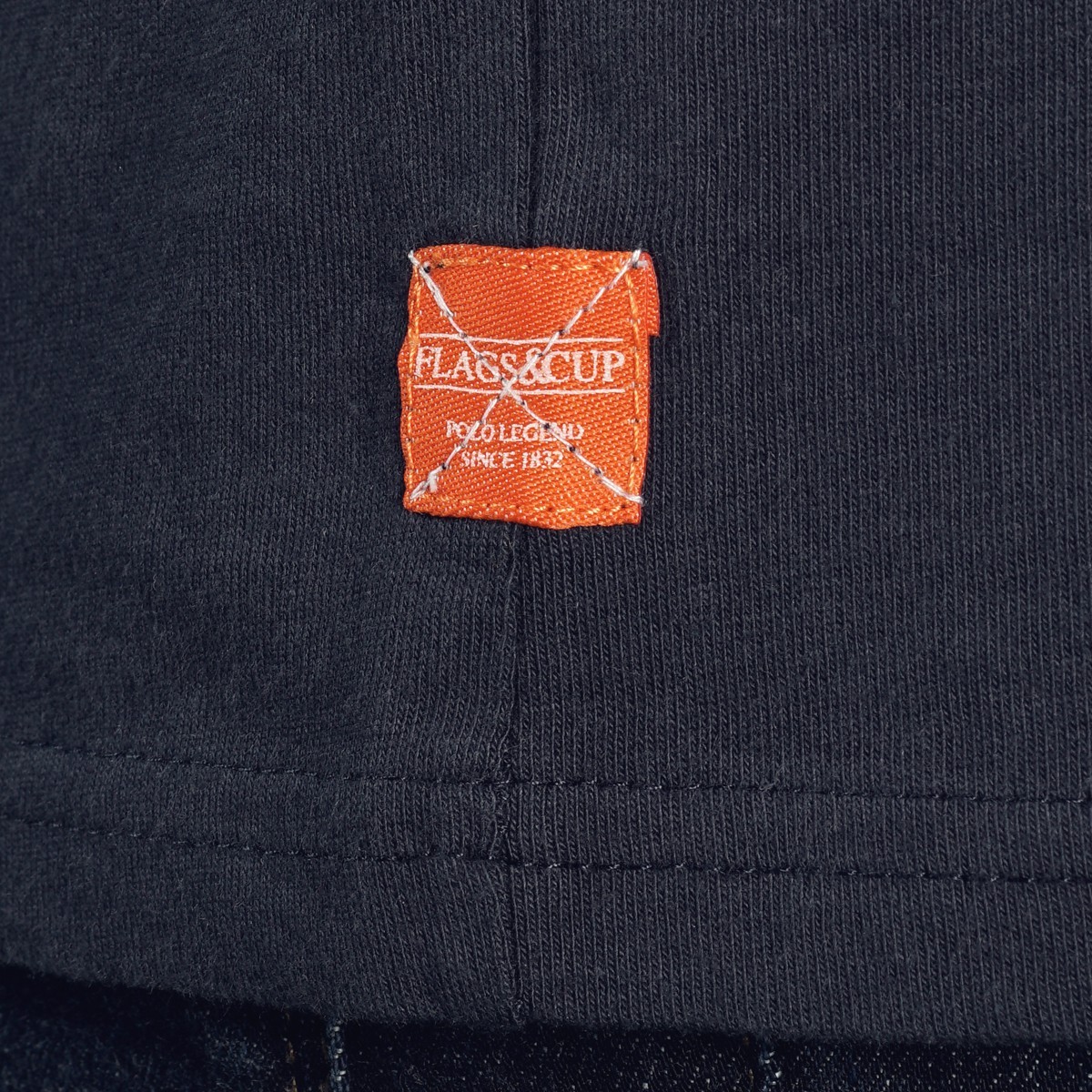 T-shirt enfant CUZCO Flags & Cup Bleu marine