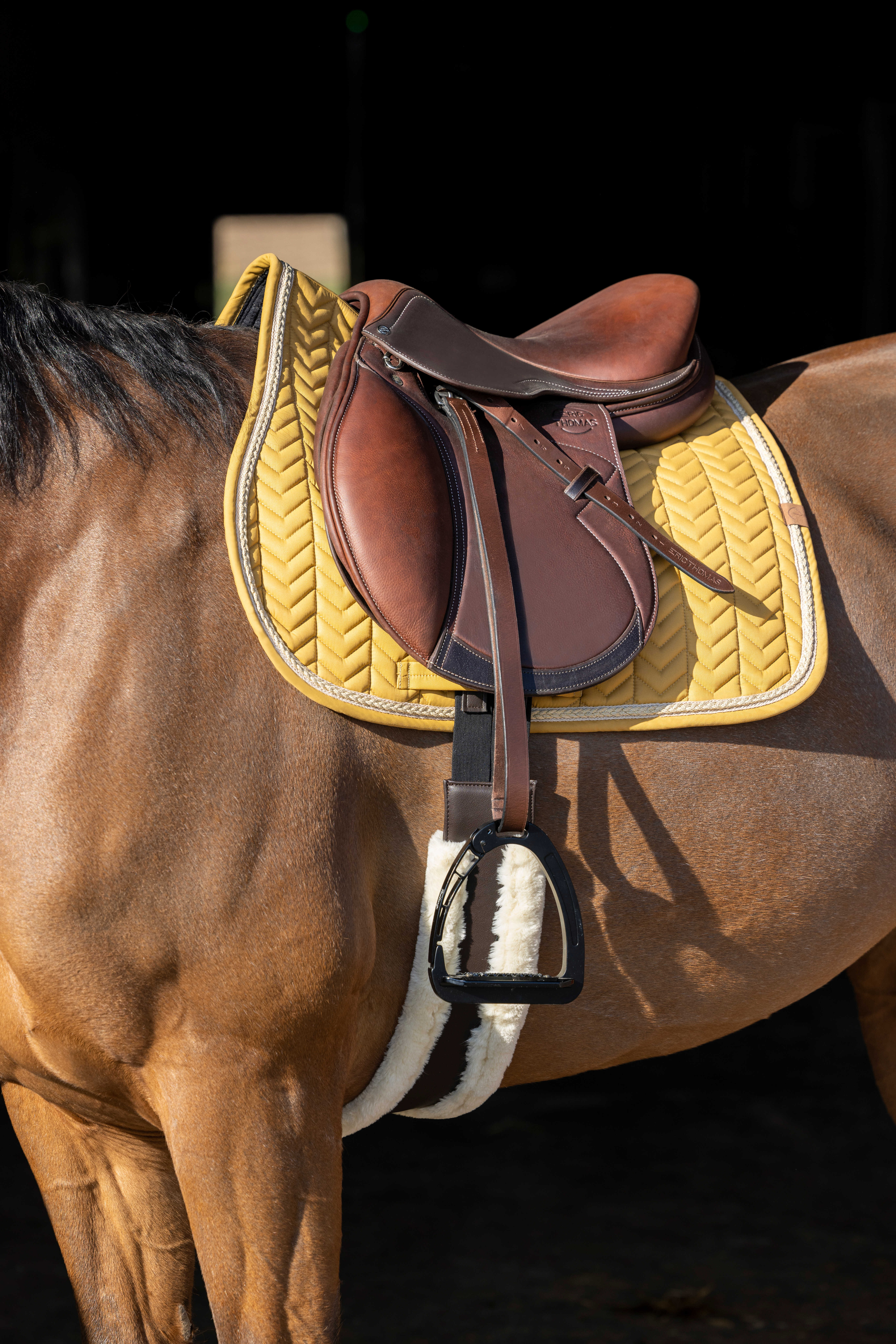 Sela Equithème Softy Mostarda Amarelo