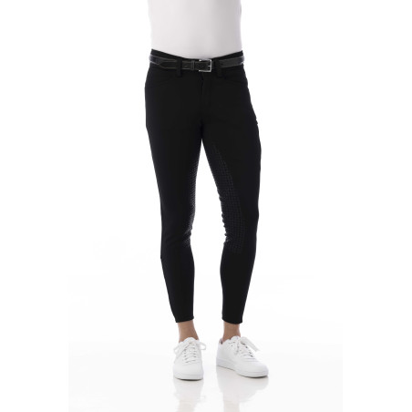 Calça softshell Equitheme Zermatt com fundo de silicone