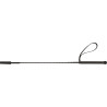 Chicote Whip & Go em fibra de vidro com nylon trançado - Preto