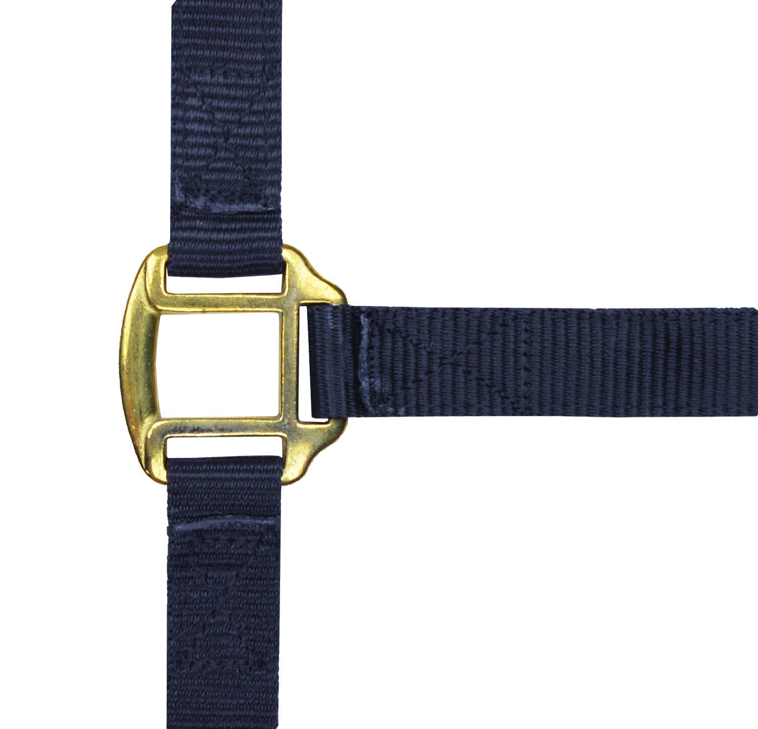 Cabeçada de nylon forrada a couro Norton Verde claro