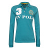 Polo Favouritas EQ de mangas compridas HV Polo - Lago azul