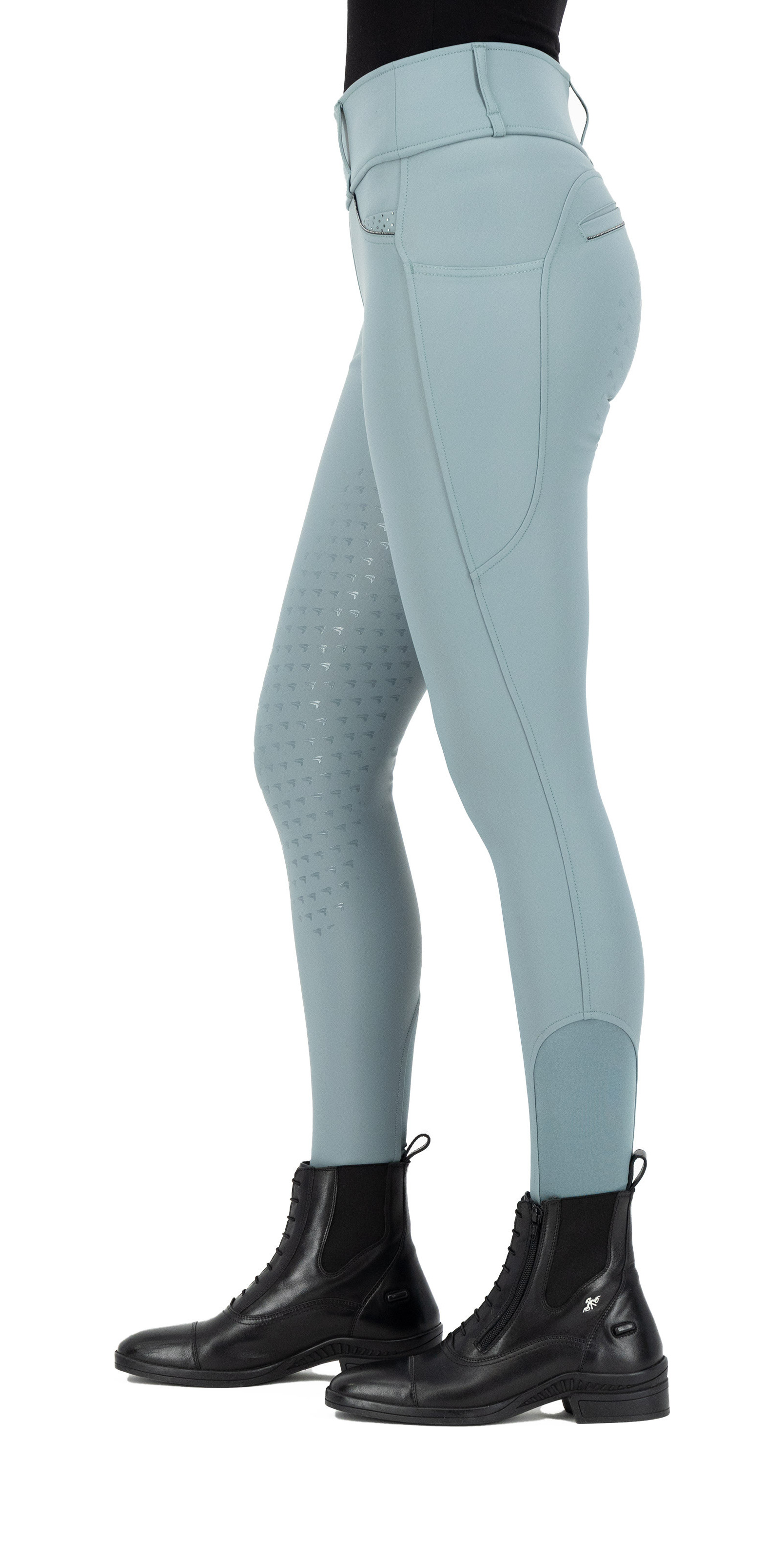 Legging de equitação Easy Rider Maxima FullGrip Azul-marinho