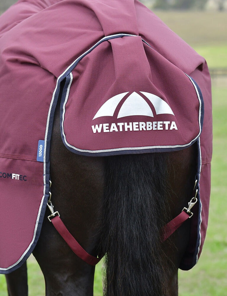 Manta ComFiTec Essential Turnout Weatherbeeta 0g Bordô / marinho Bord&amp;amp;amp;amp;amp;ocirc;