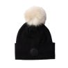 Gorro tricotado com pompom removível B Vertigo Sydney - Preto