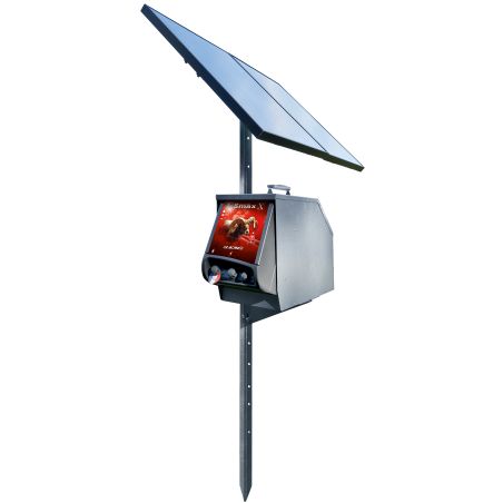 Kit eletrificador solar Lacmé SMax pastagem solar 66W