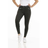 Calça Equithème Claudine com fundo de silicone - Verde escuro