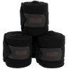 Bandagens de polo Equithème em conjunto de 4 - Preto