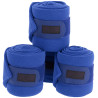 Bandagens de polo Equithème em conjunto de 4 - Azul royal