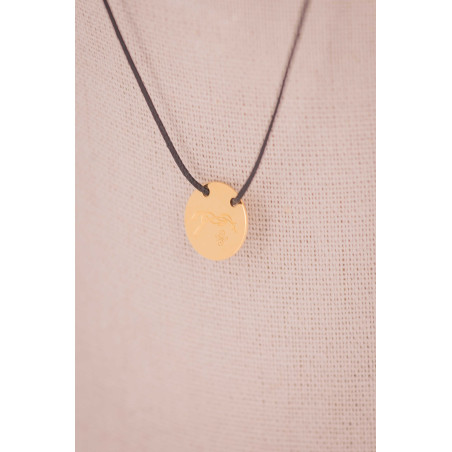 Colar Adelya Pénélope corda preta