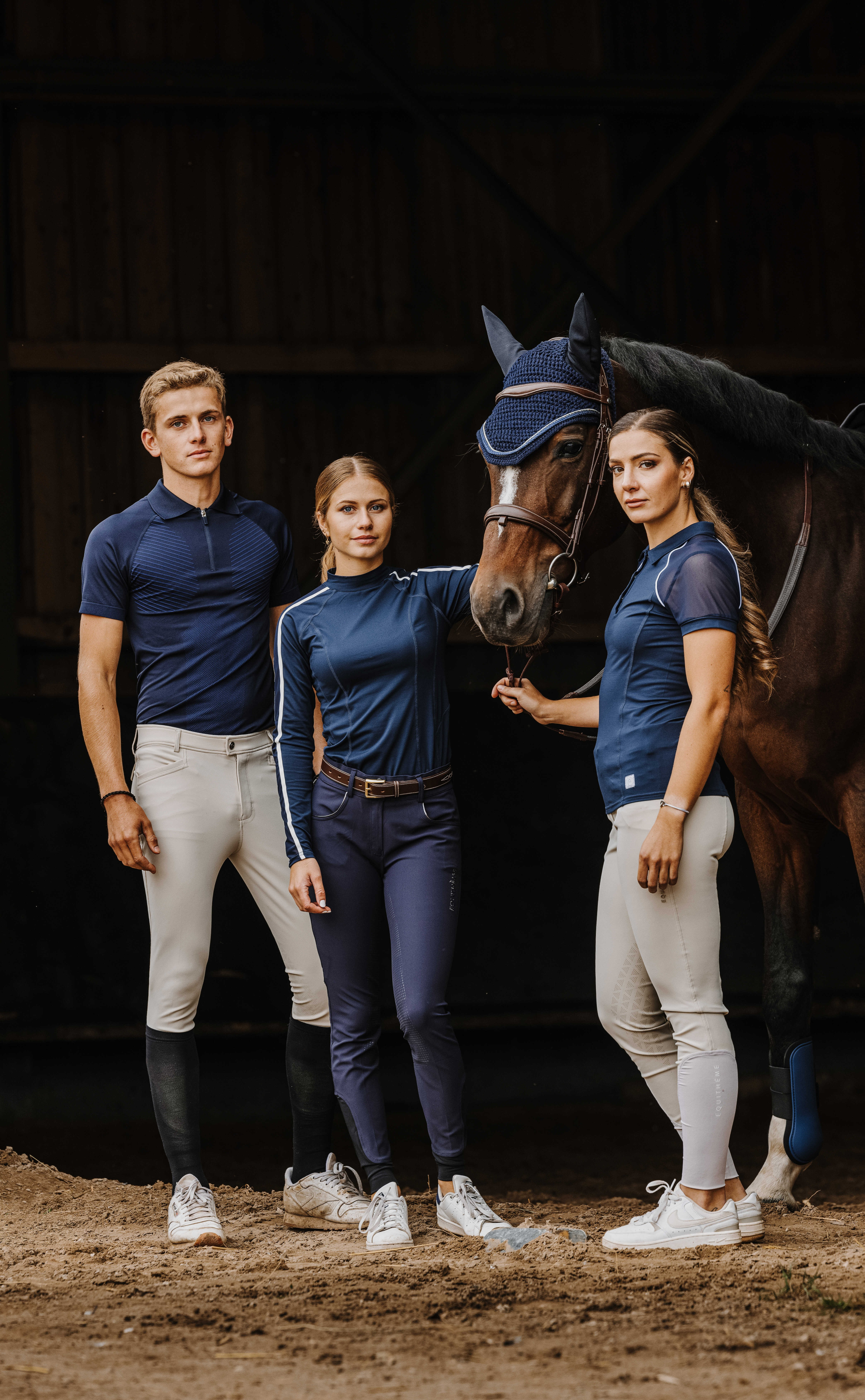 Calça Equithème Originals Beverly Marinho Azul-marinho