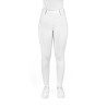 Legging com assento em silicone Equithème Alizé mulher - Branco