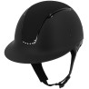 Capacete Equithème Soazy Fosco Crystal x 5 - Preto / Strass
