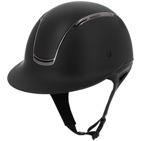 Capacete Equithème Soazy Mate Chrome preto