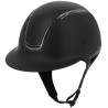 Capacete Equithème Soazy Mate Chrome preto - Preto / cromado