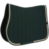 Manta de sela Equithème Softypop - Verde escuro