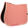 Manta de sela Equithème Softypop - Salmão