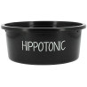 Tigela de estábulo 5L Hippotonic Glitter - Preto
