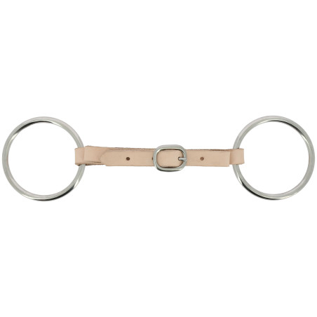 Mors de couro Feeling com corrente