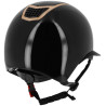 Capacete Equithème Airy LM - Preto brilhante / ouro rosa