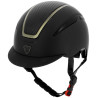Capacete EQUITHEME Agris - Cromado preto carbono