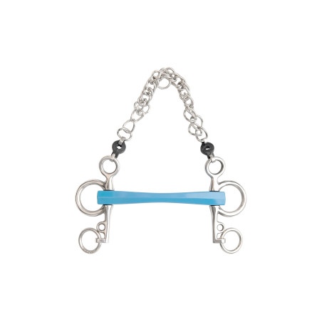 Mors pelham Metalab Flexi direito hastes curtas